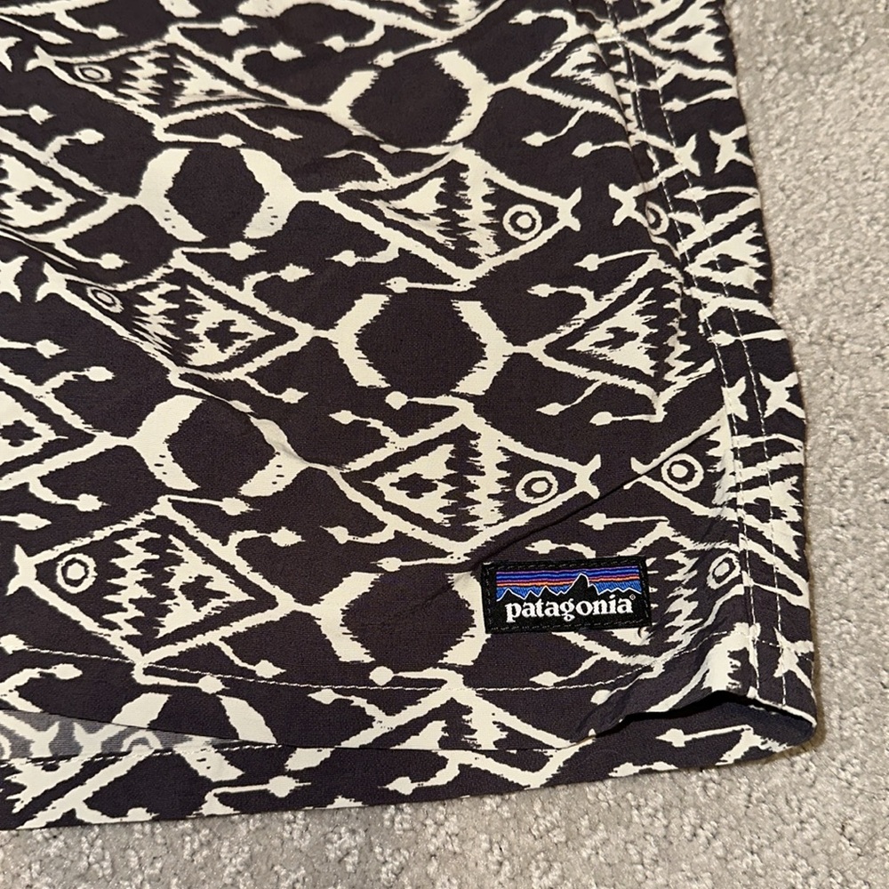 Patagonia Baggies Fish Print